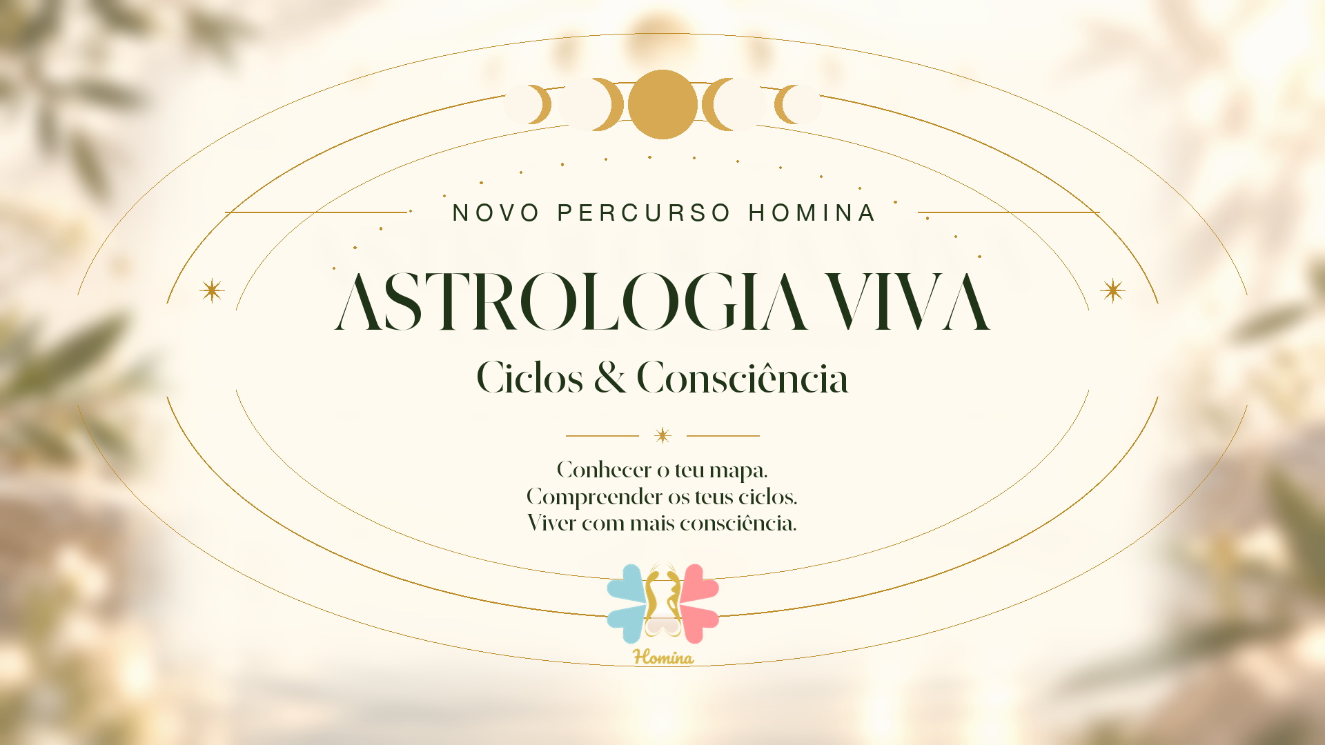 Astrologia Viva — Ciclos & Consciência. Conhecer o teu mapa. Compreender os teus ciclos. Viver com mais consciência.